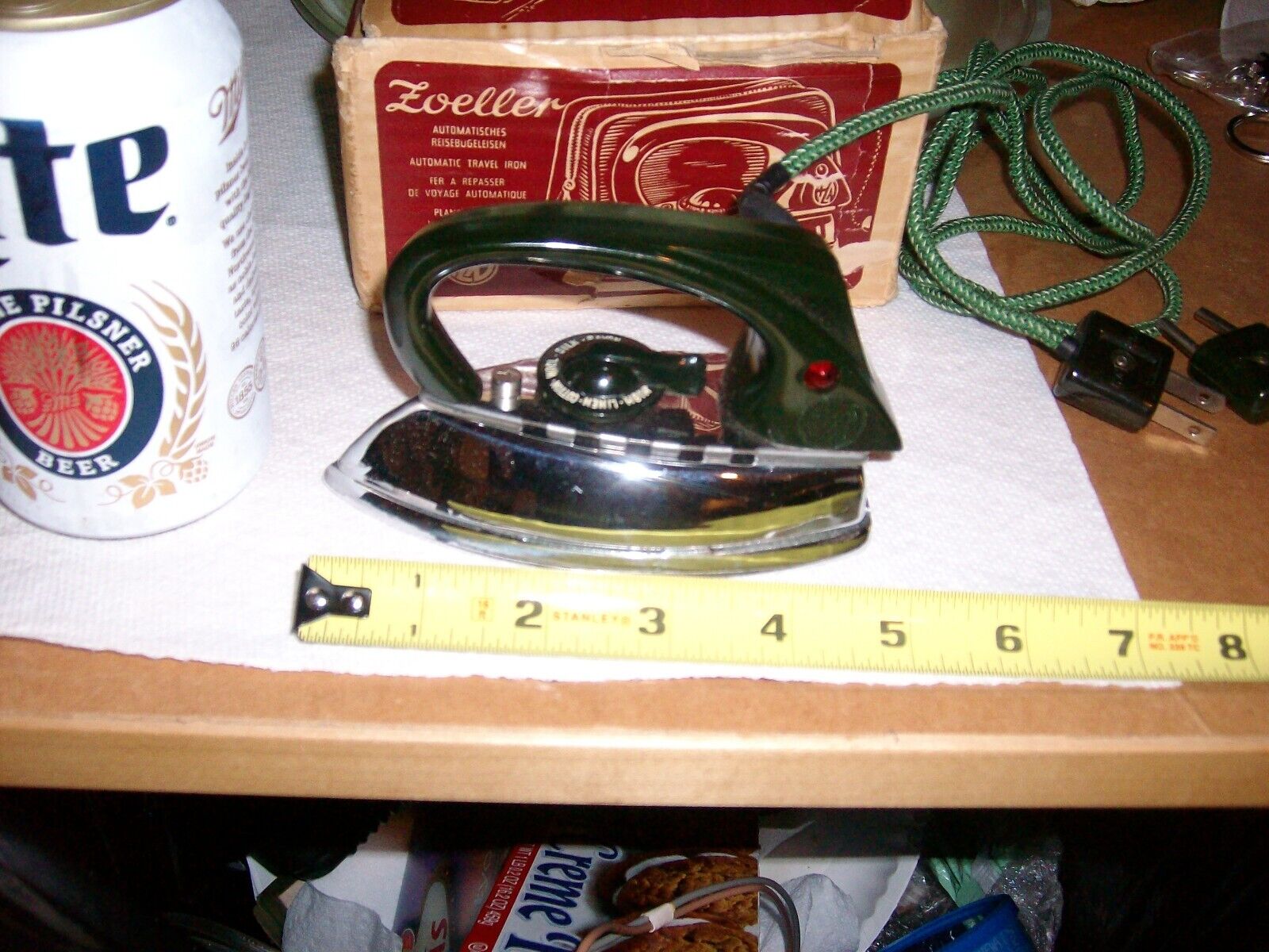Zoeller vintage travel Iron Super Cool in ex cont