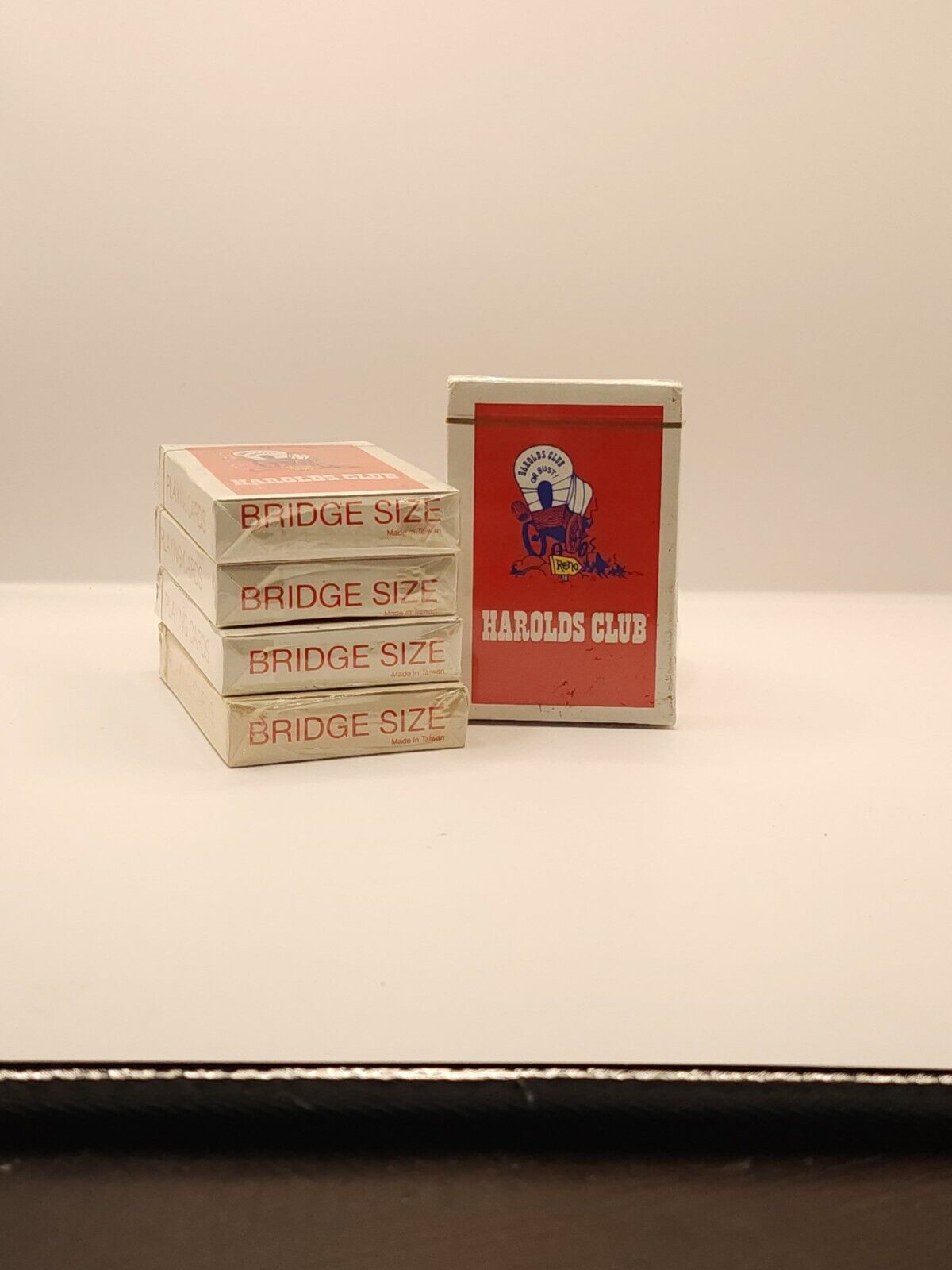 Vintage Reno Harolds Club Playing Cards NIB sealed package Bridge Size old stock
