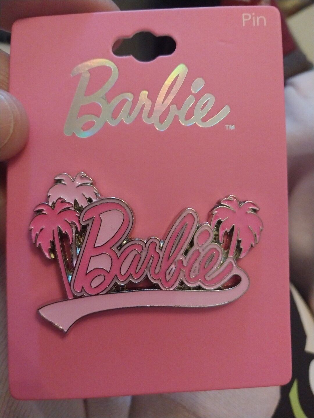 NEW ON CARD Barbie Palm Tree Metal Enamel Pin
