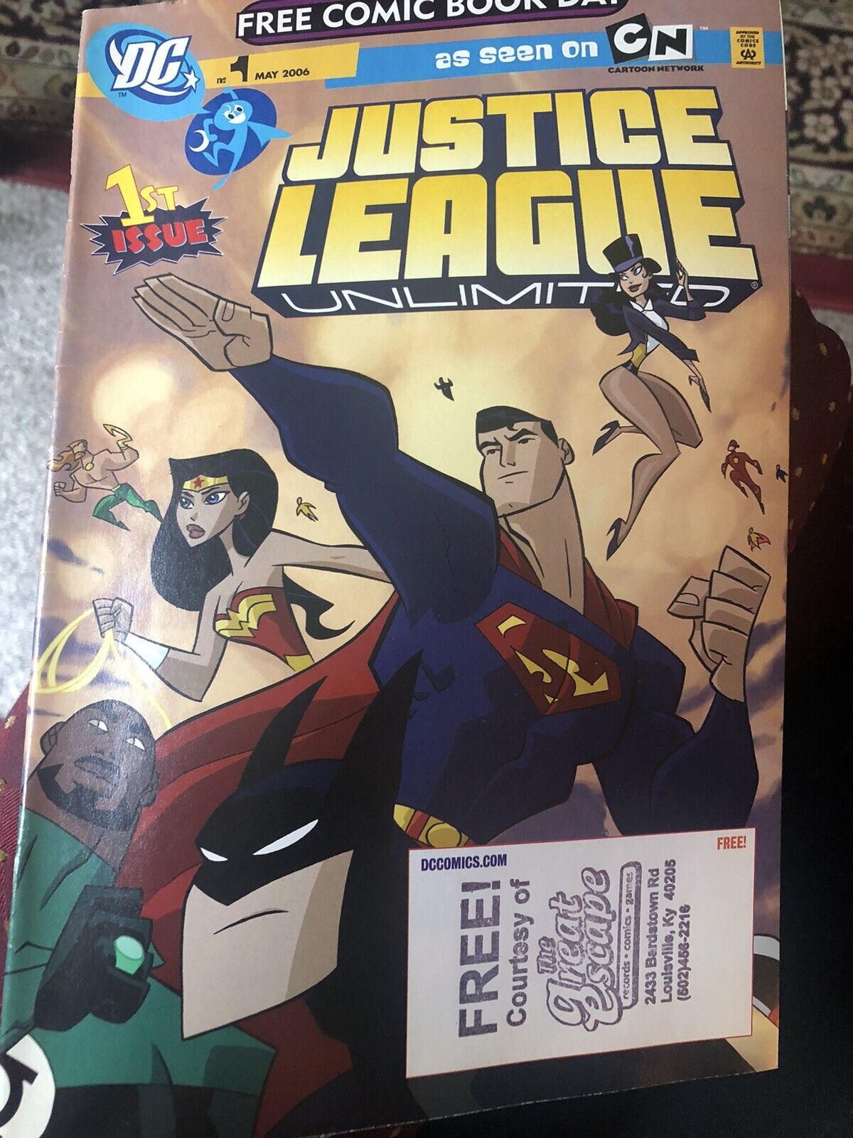 Justice League Unlimited Divide and Conquer Free Comic Book Day (DC Comics) 
