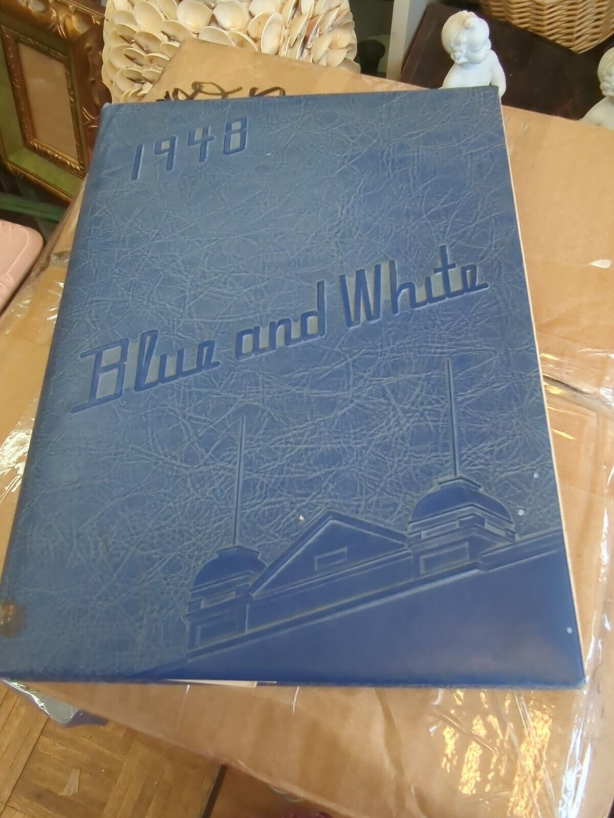 Vintage Stockton High School 1948 Blue And White Annual Yearbook book 