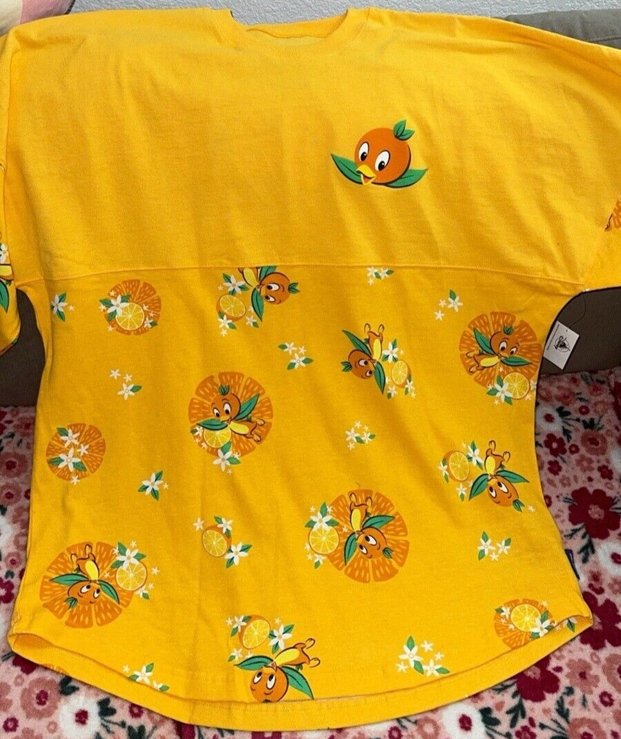Disney Parks Epcot Flower Garden Festival Orange Bird Spirit Jersey S M XL NEW