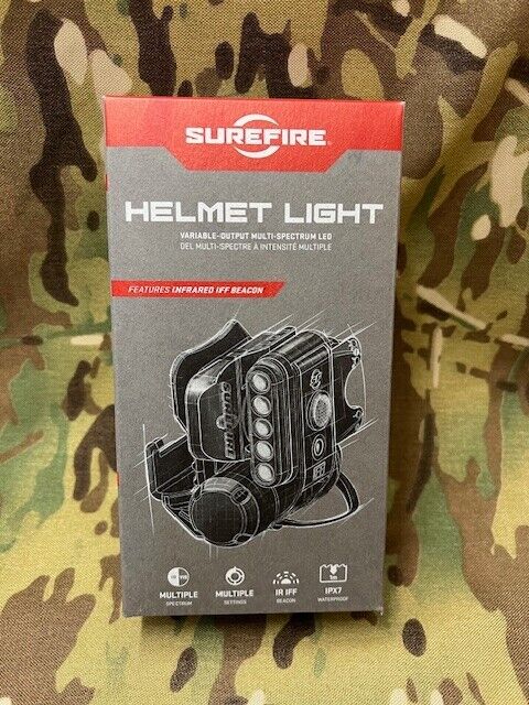 *New In Box* Surefire HL1-A-TN White/Blue Helmet Light Tan IR IFF