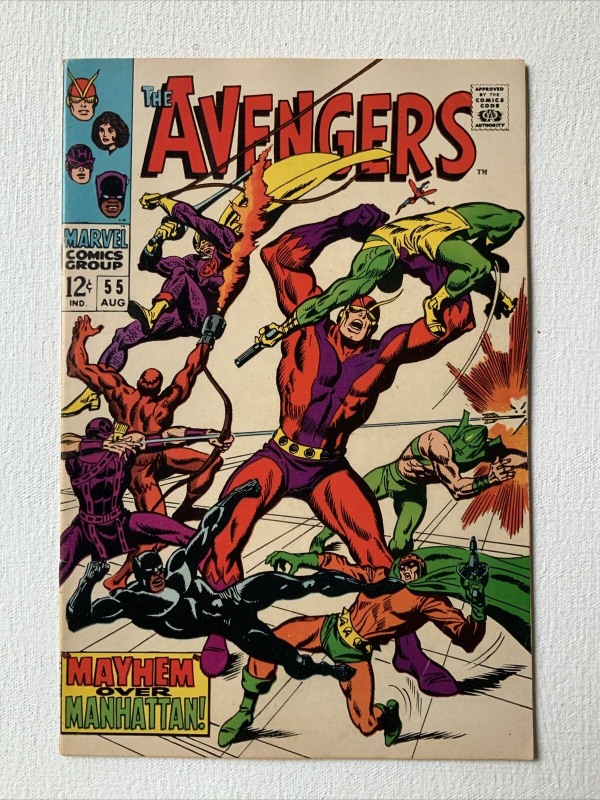 Avengers #55 1st Appearance of Ultron Black Knight Marvel 1968 VF-