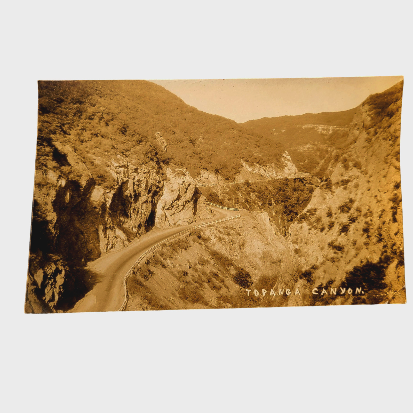 1910s Topanga Canyon California RPPC  Los Angeles Vtg Photo Postcard
