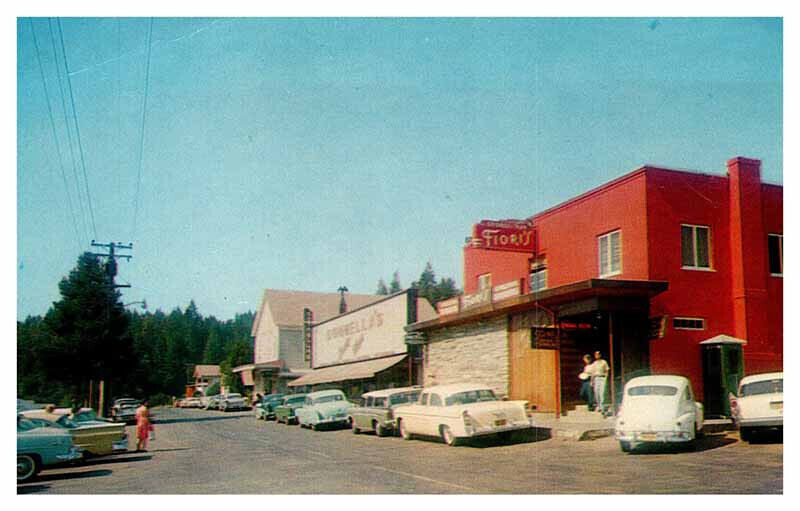 Postcard RESTAURANT SCENE Occidental California CA AU0641