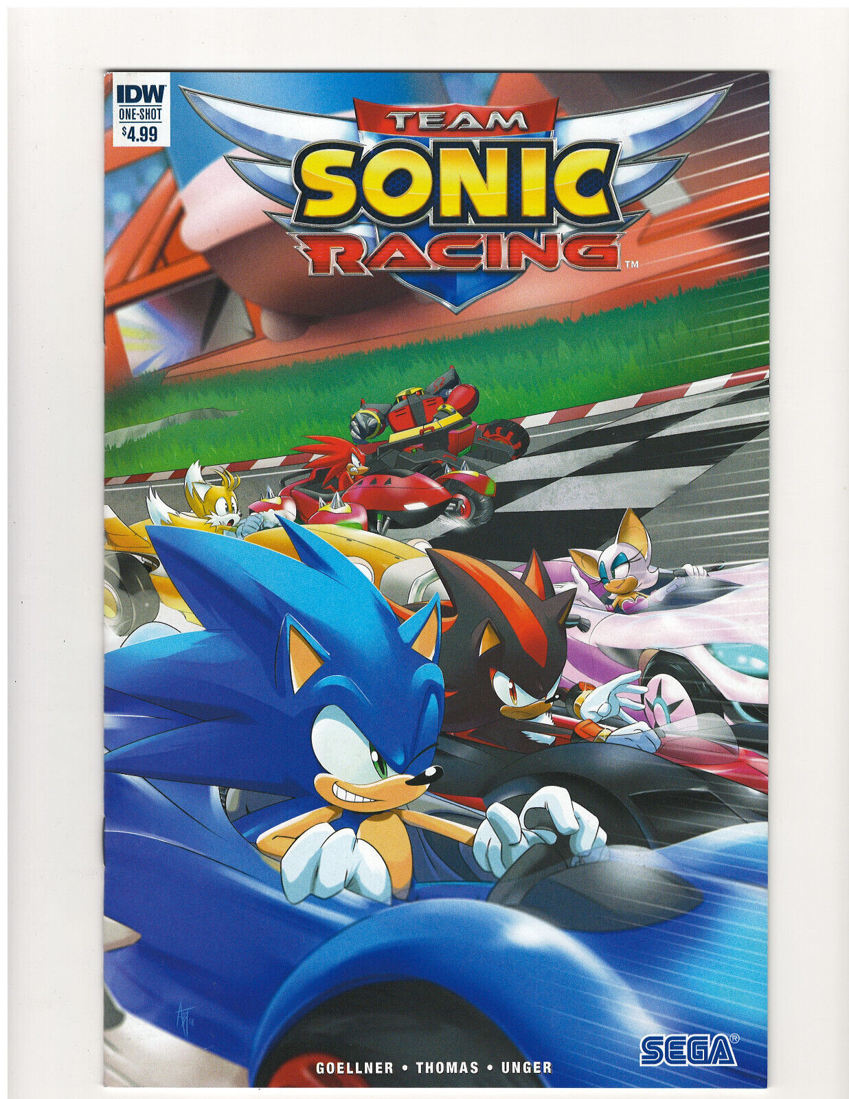 Sonic The Hedgehog Team Racing -FIRST PRINT - TSR One-Shot Issue