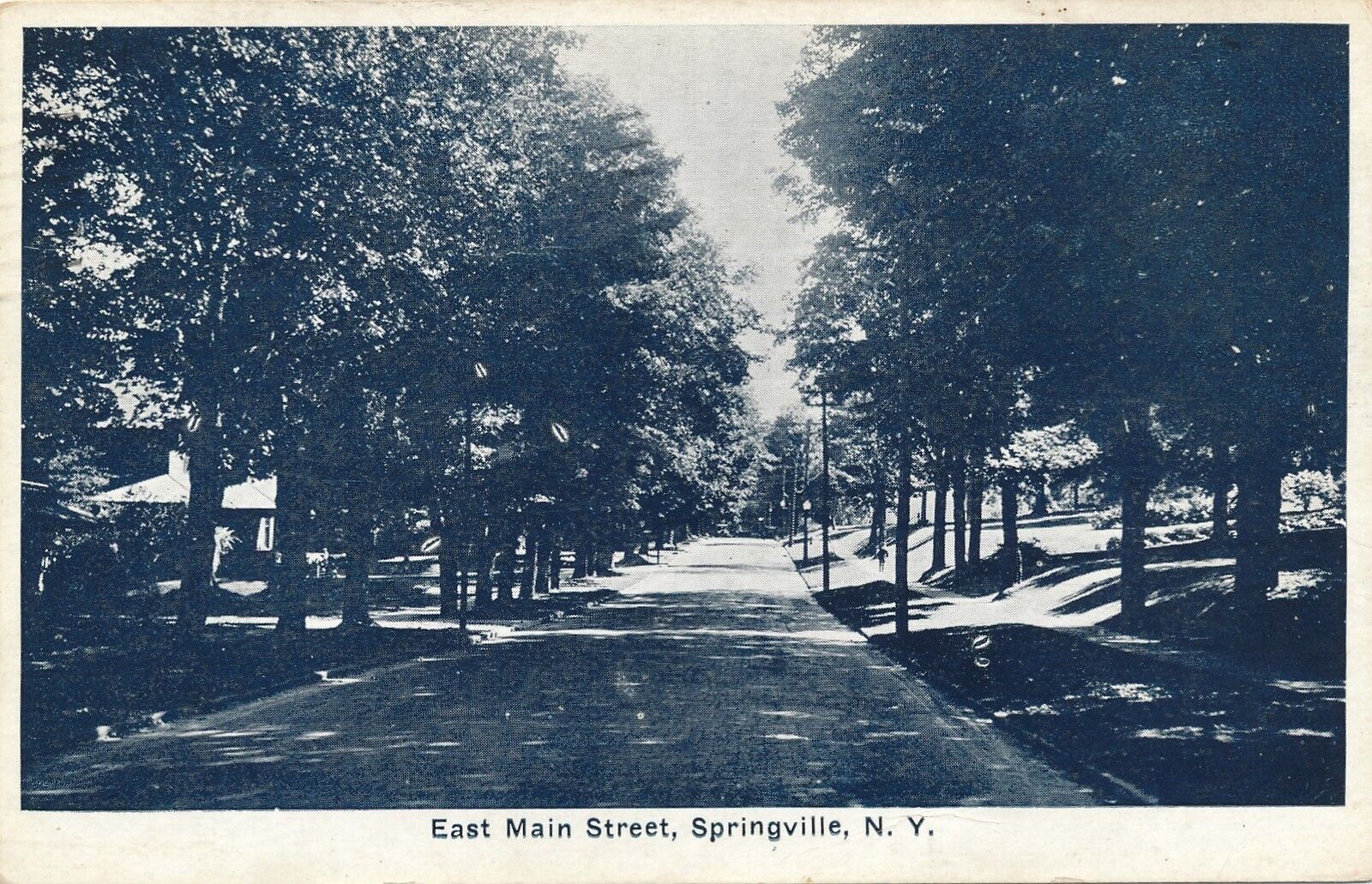 SPRINGVILLE NY – East Main Street - 1935