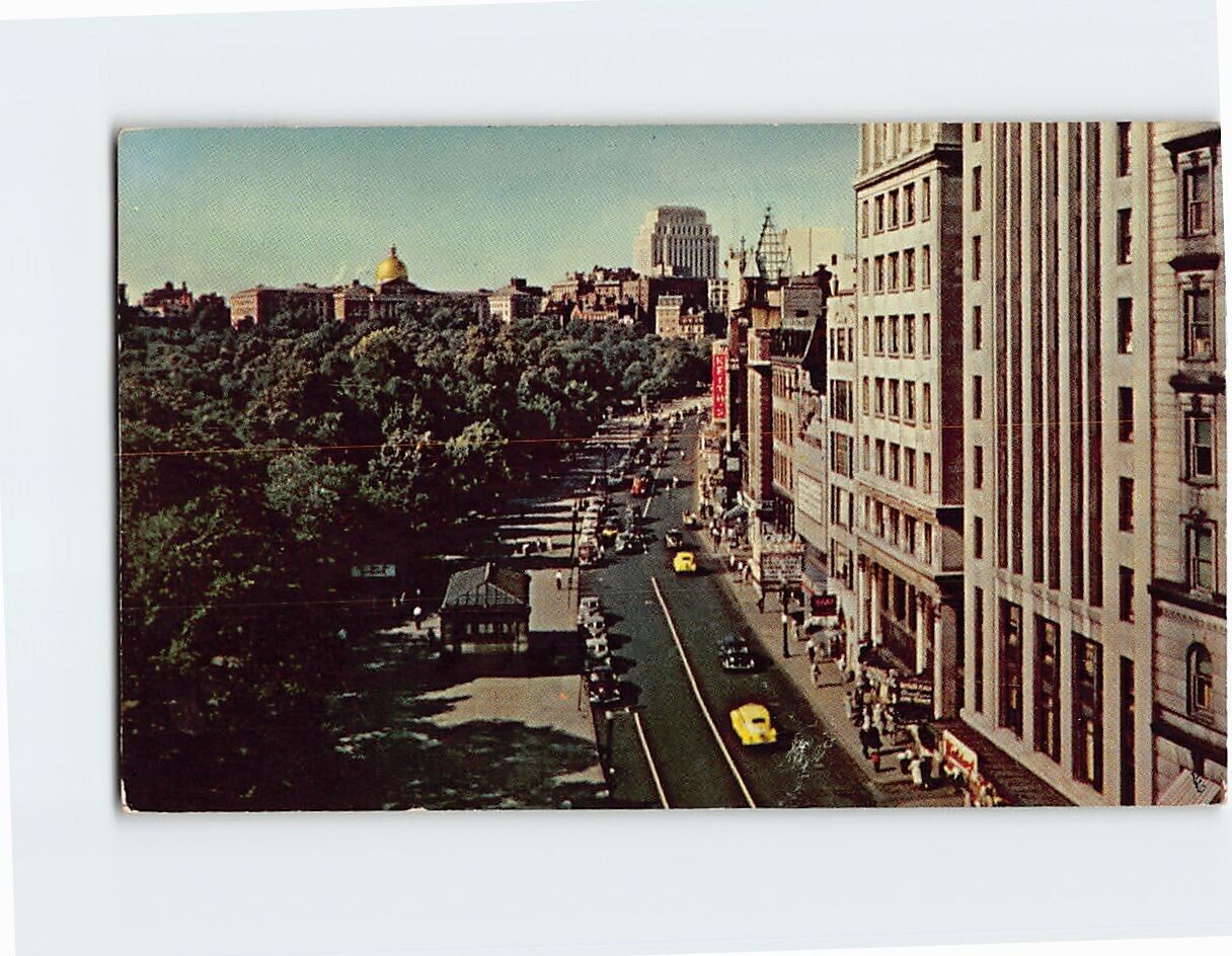 Postcard A General View Of Tremont Street Boston Massachusetts USA