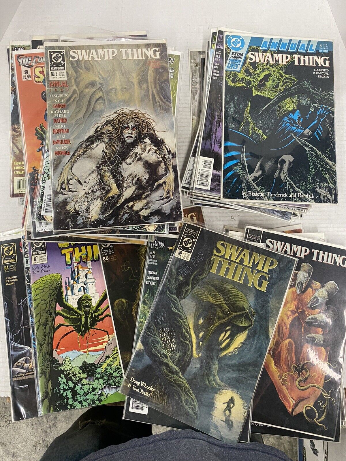 HUGE COLLECTION 95 Swamp Thing Comics - Vintage to Modern - Alan Moore, Vertigo