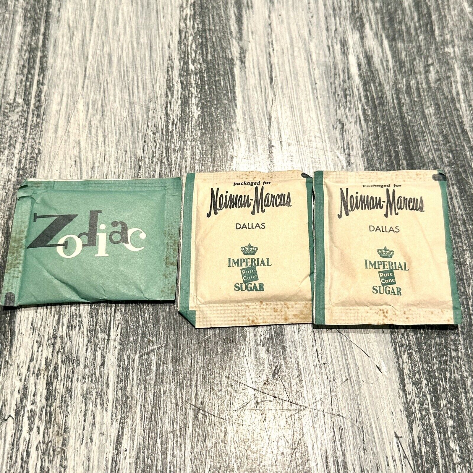 Vintage Neiman Marcus Imperial Sugar Packets Lot - Dallas
