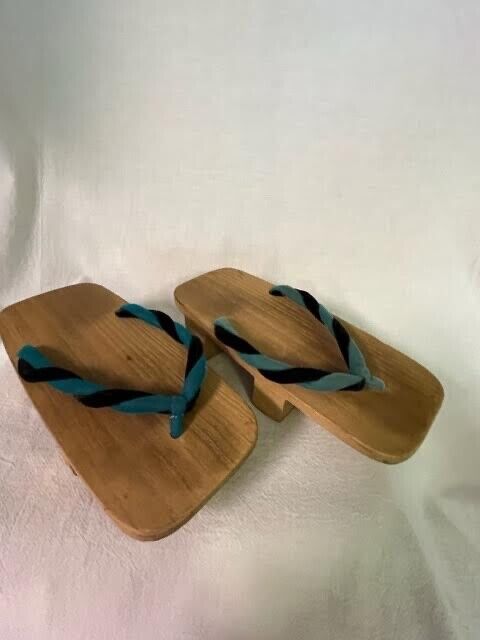 Vintage Wooden Clogs from Japan
