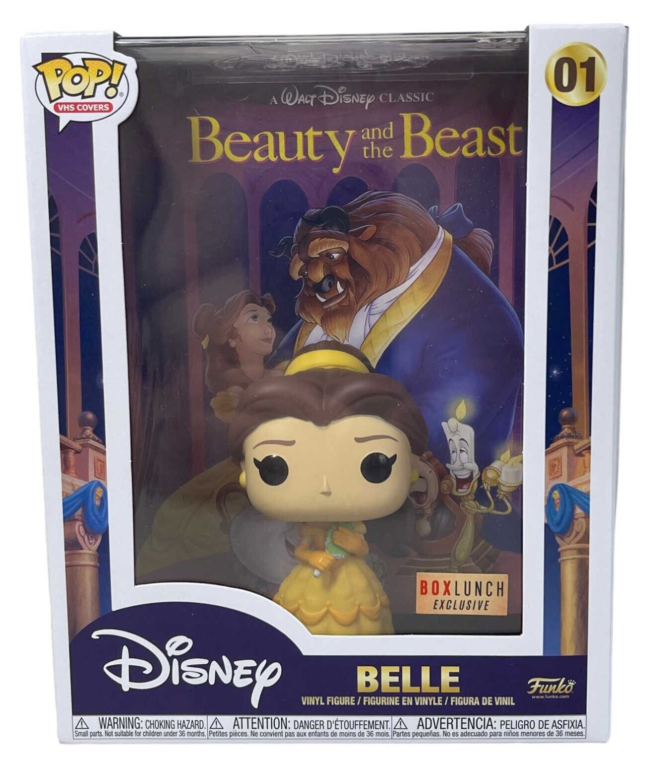 2021 FUNKO POP VHS COVERS Box Lunch Exclusive BELLE 01 Vinyl Figure NEW/SEALED