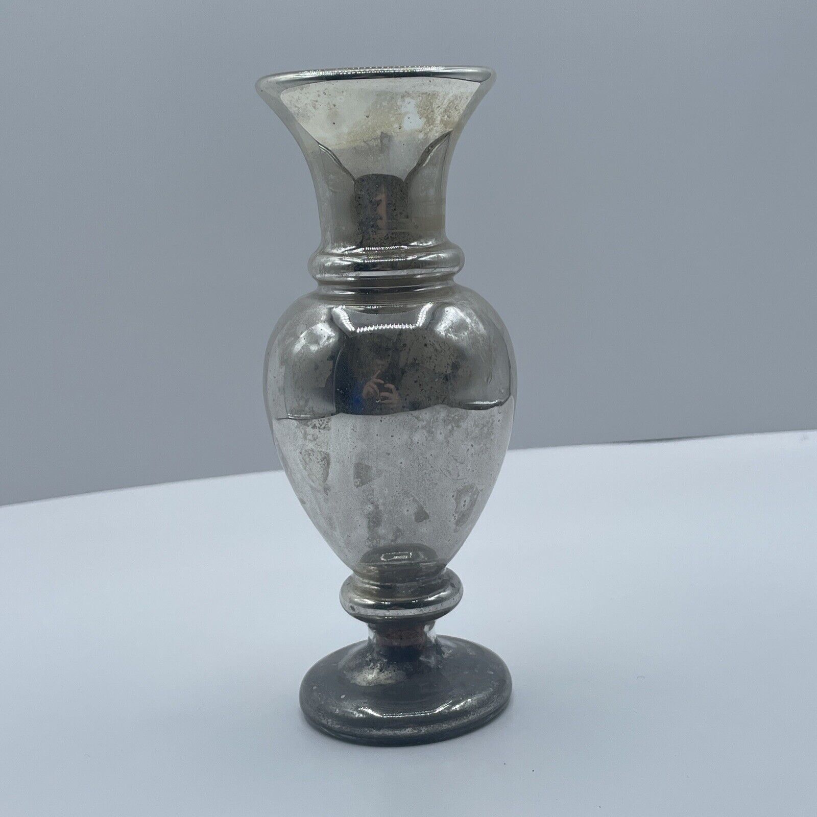 Vintage Mercury Silver Beautiful Decor Vase