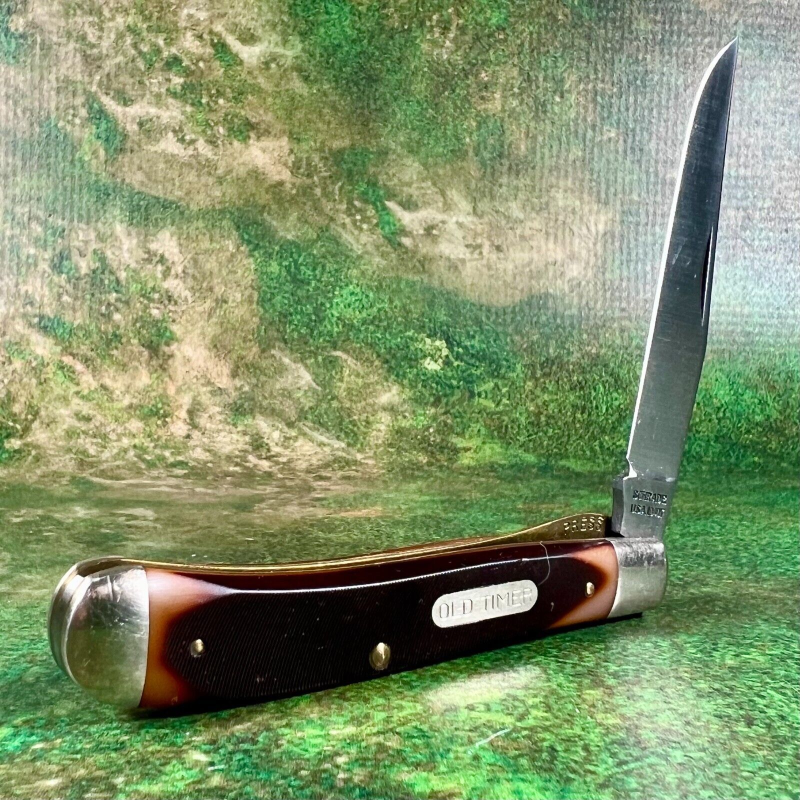 Vintage Schrade USA Old Timer 194OT Trapper Knife, NOS, 80\'s