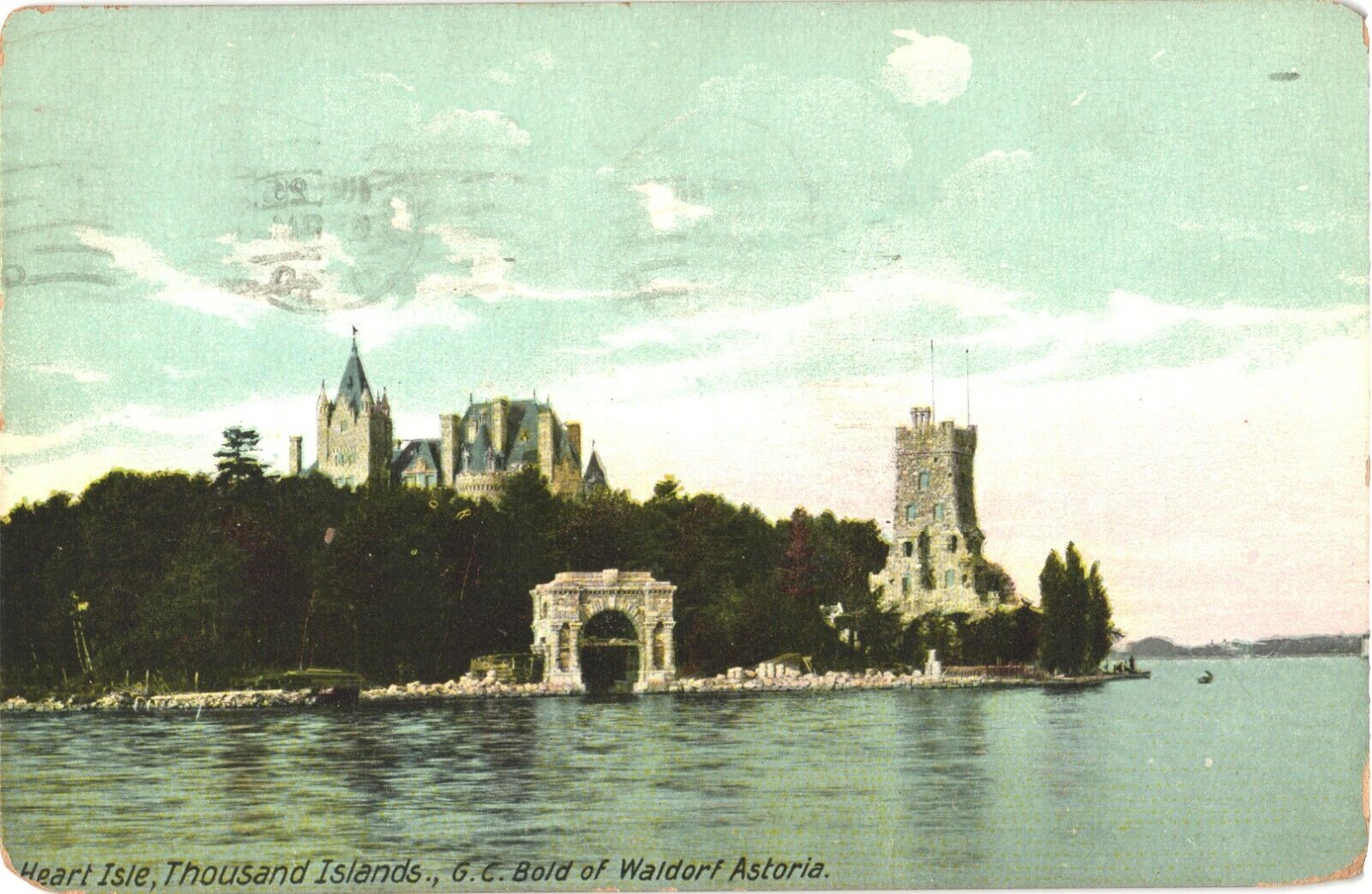 Bold of Waldorf Astoria, Hear of Isle, Thousand Islands, Canada Postcard