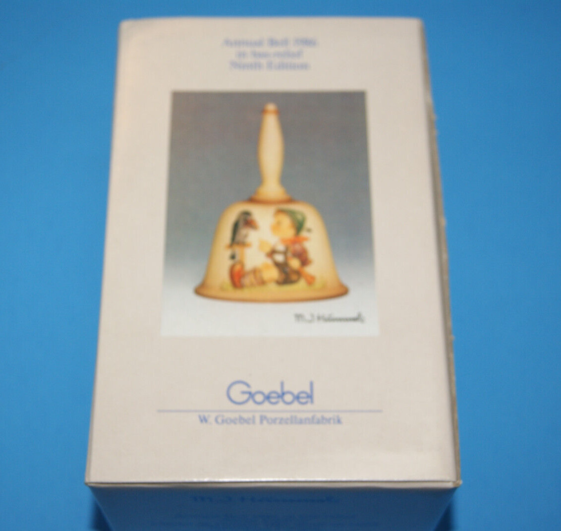 Hummel Goebel Bell Annual Edition In Original Box 1986 Ninth Edition NIB