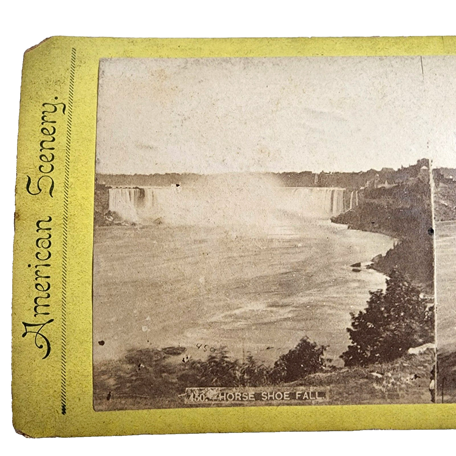 Circa 1870s SV, American Scenery Horseshoe Falls Niagara New York