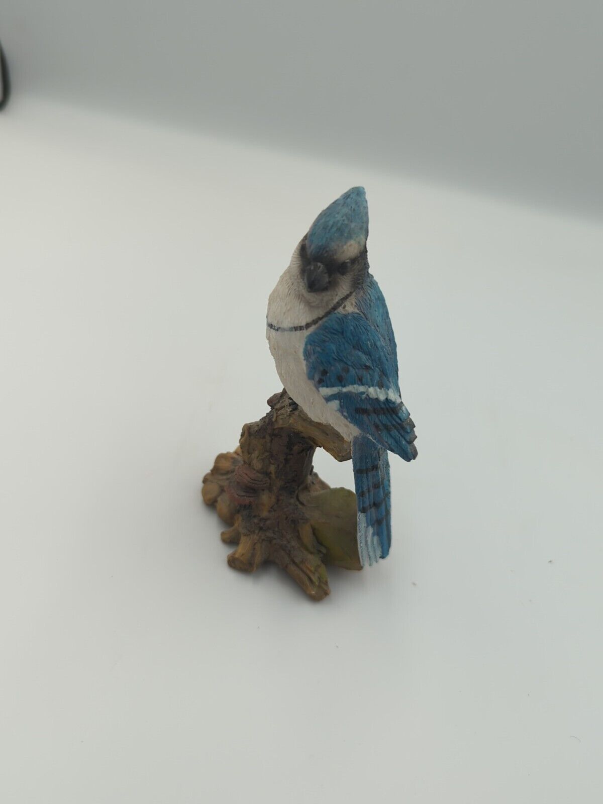 Vintage blue jay Bird figurine unknown maker Garden song collection