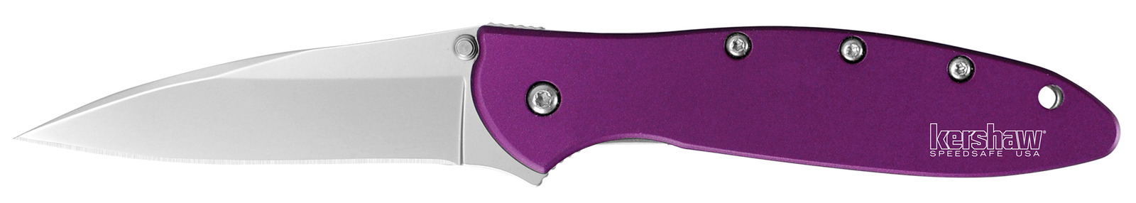 Kershaw Knives Leek Liner Lock Purple Anodized Aluminum 14C28N 1660PUR