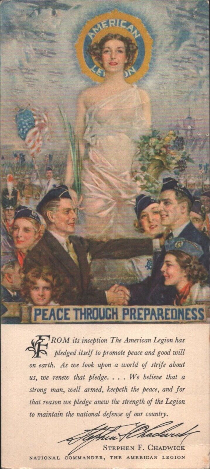 1939 AMERICAN LEGION 20TH ANNIVERSARY vintage program HOWARD CHANDLER CHRISTY