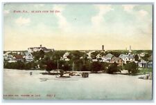c1910s As Seen From The Bay Residence Miami Florida FL Unposted Vintage Postcard picture