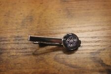 Dr. Who Time Lord Symbol Tie Clip Clasp Bar Slide Silver Metal picture