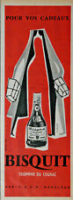 1957 PRESS ADVERTISEMENT BISQUIT GIFTS TRIUMPH OF COGNAC - GUY GEORGET picture