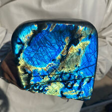 5.4lb Natural Labradorite Quartz Crystal Display Mineral Specimen Healing picture