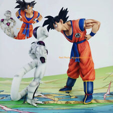 Anime Dragon Ball Z Frieza Vs Son Goku Action Figure Toy Statue 9in New No Box picture