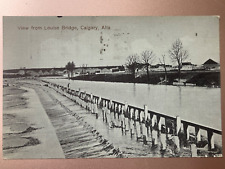 CALGARY Alberta Postcard 1912 View from Louise Bridge picture