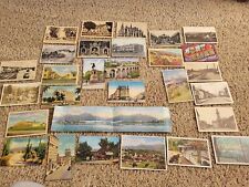 Lot of 55 vintage postcards picture