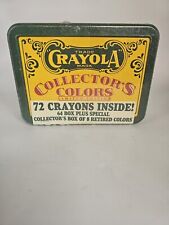 Vintage Crayola Collectors Colors Limited Edition Tin with Crayons 1991 NIDP picture