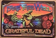 Fare Thee Well Celebrating 50 Years of Grateful Dead metal hanging wall sign picture