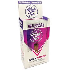 High Tea All Natural Herbal Smoking Wraps - Juicy Grape - Made from Tea Leaves picture
