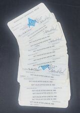 ✨Lot Of 17 Vintage Masonic Membership Card-Prince Hall Lodge North Carolina✨ picture