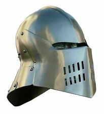 Iron steel Medieva Sallet Helmet Great Knight Templar helmet 18 gauge Gift CH142 picture