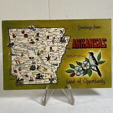 Postcard Greetings from Arkansas the Land of Opportunity - c1960 picture