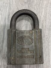 VINTAGE CORBIN Pin Tumbler padlock lock Made in the U.S.A. No Key picture