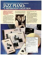 1990 Smithsonian Recordings Jazz Piano Collection Vintage Print Advertisement picture