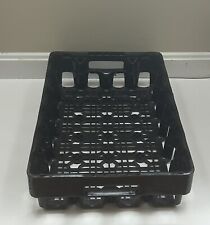 Used Coca Cola Black Plastic 20oz Bottle Carrier Crate Gardening Storage 19 x 12 picture