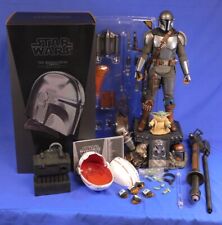 HOT TOYS QS017 STAR WARS MANDALORIAN & GROGU 1:4 DELUXE VERSION SIDESHOW EXCL. picture