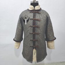 Chainmail Mild Steel Shirt | Handmade 9 mm 18 Gauge | Flat Ring Riveted Washer picture