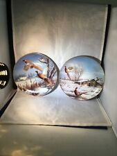 2 Danbury Mint collection plates Wild Wings picture