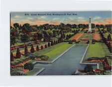 Postcard Sunset Memorial Park, Minnesota picture