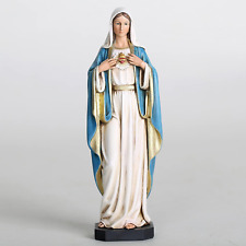 Catholic Immaculate Heart of Mary Figure, 6 Inches H Virgin Mary Statue, Blessed picture