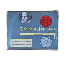 Piatnik Benno Twin Pack The Wars Of The Roses Playing Cards Set Shakespeare picture