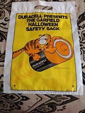 Vtg Jim Davis 1978 Garfield Duracell Advertising Halloween Safety Sack 11 X 15 picture