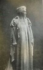 1901 Vintage Magazine Illustration Carmen Sylva Queen of Romania picture