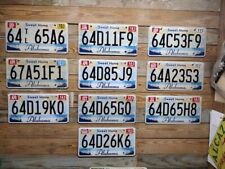 Alabama Lot of 10 Expired 2012 good condition Sweet Home License plates 64 65A6 picture